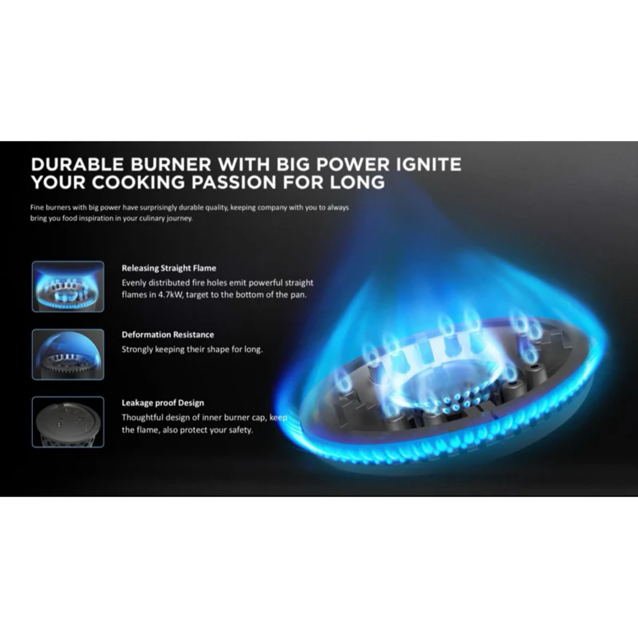 Midea 4.7kW Tabletop Gas Stove (MGS-T211S)