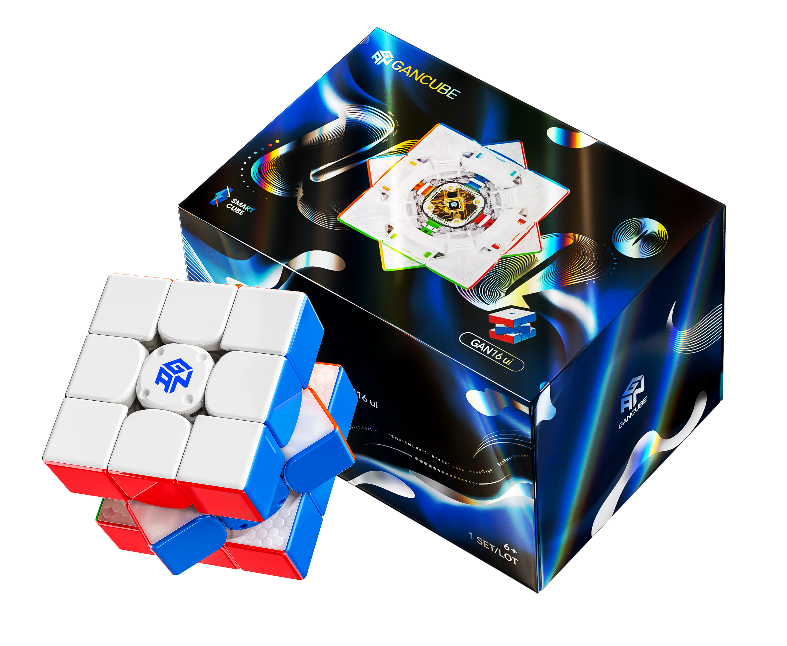 GAN 16 Ui MagLev 旗艦智能3x3藍芽扭計骰 (3x3 Smart Cube)