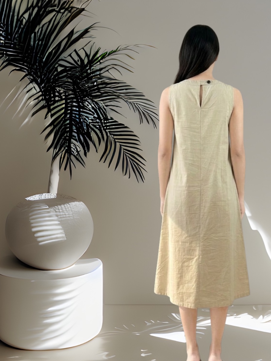 W80006 - Column Dress