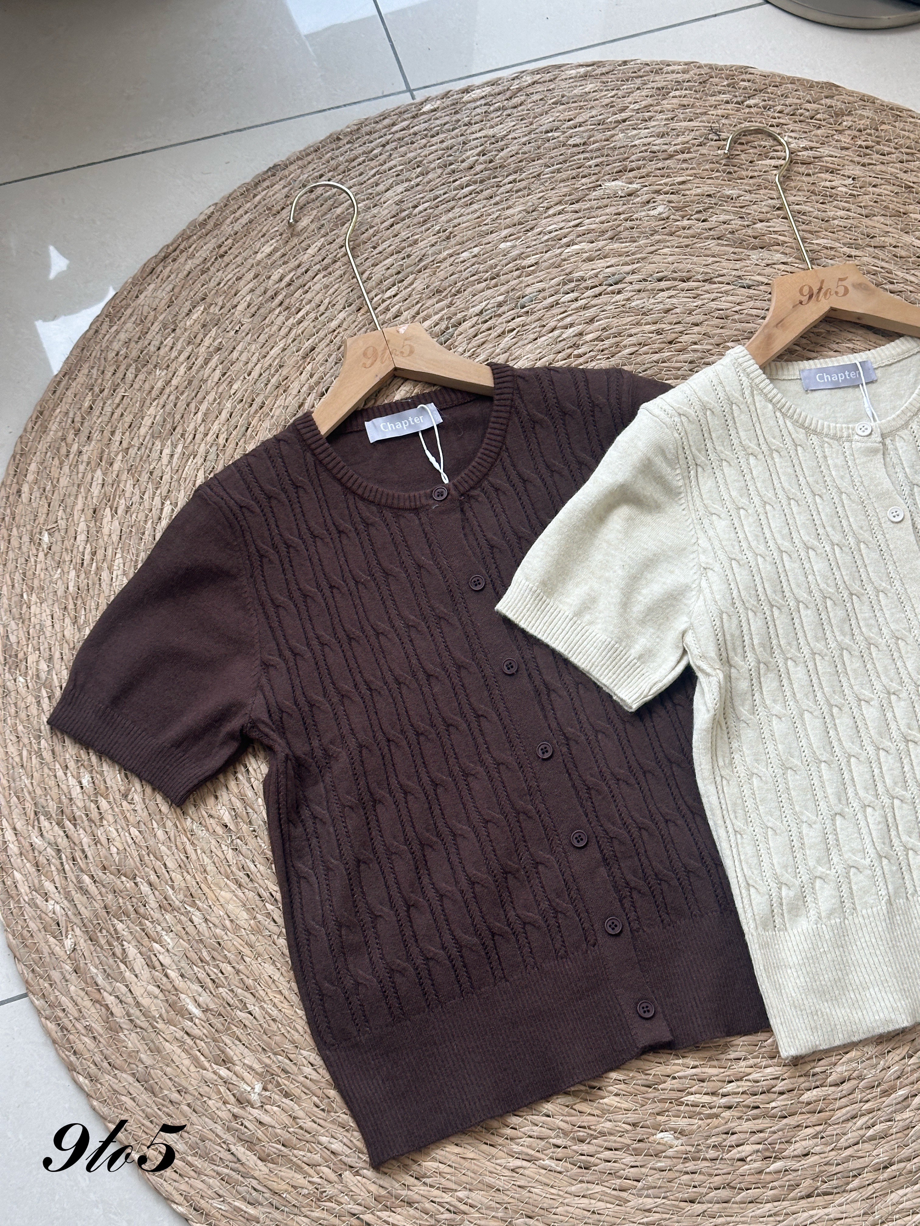 T4241 Cable Knit Cardigan - 4 Colors