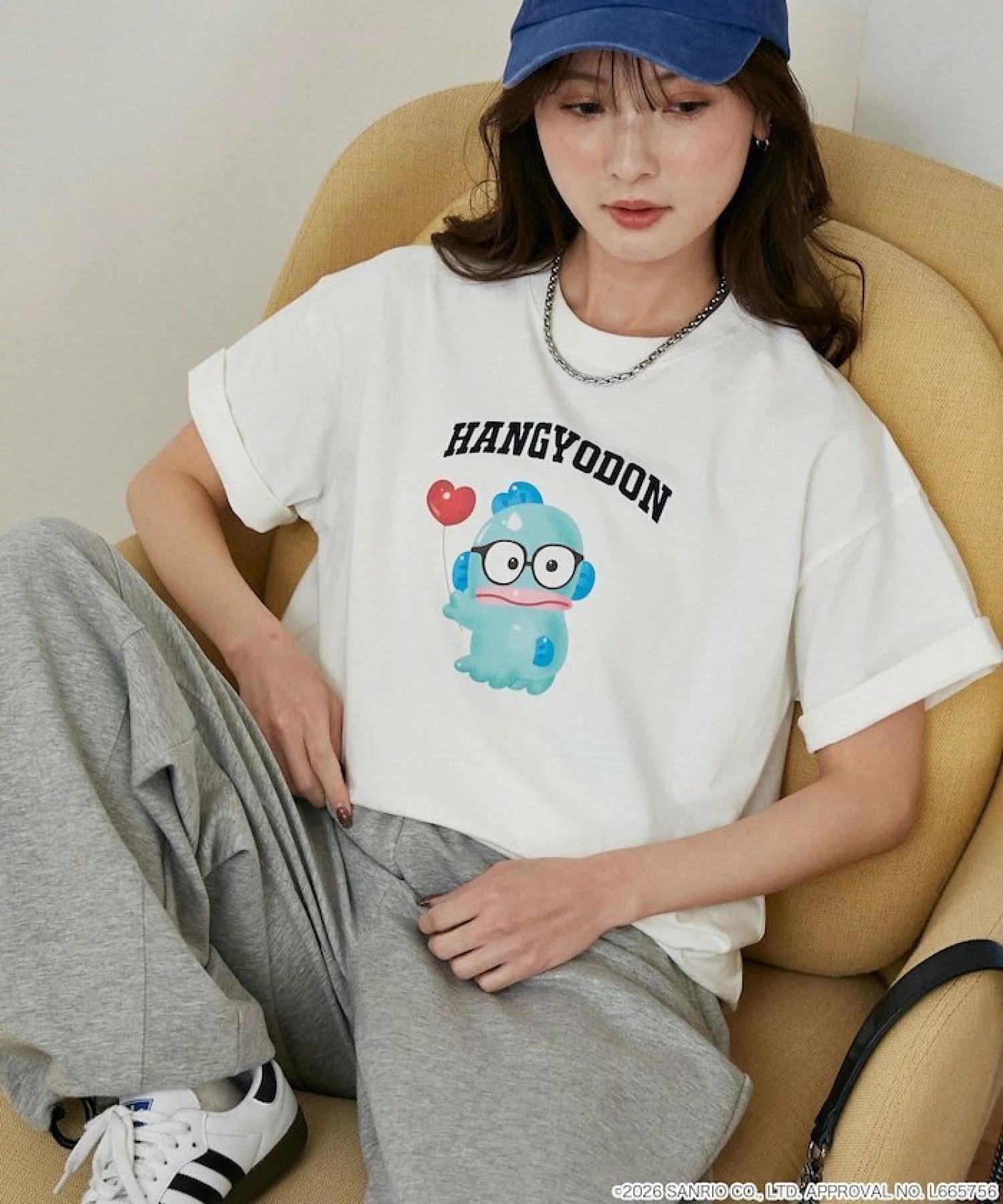 日本預訂📍日本Sanrio可愛戴眼鏡樣短袖Tee 不包郵