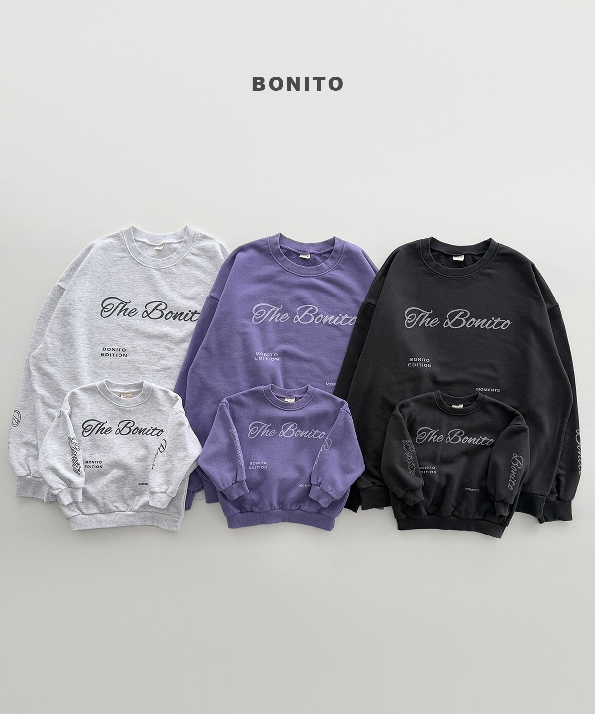 Bonito | The Bony Tor Lettering Man to Man (+adult)