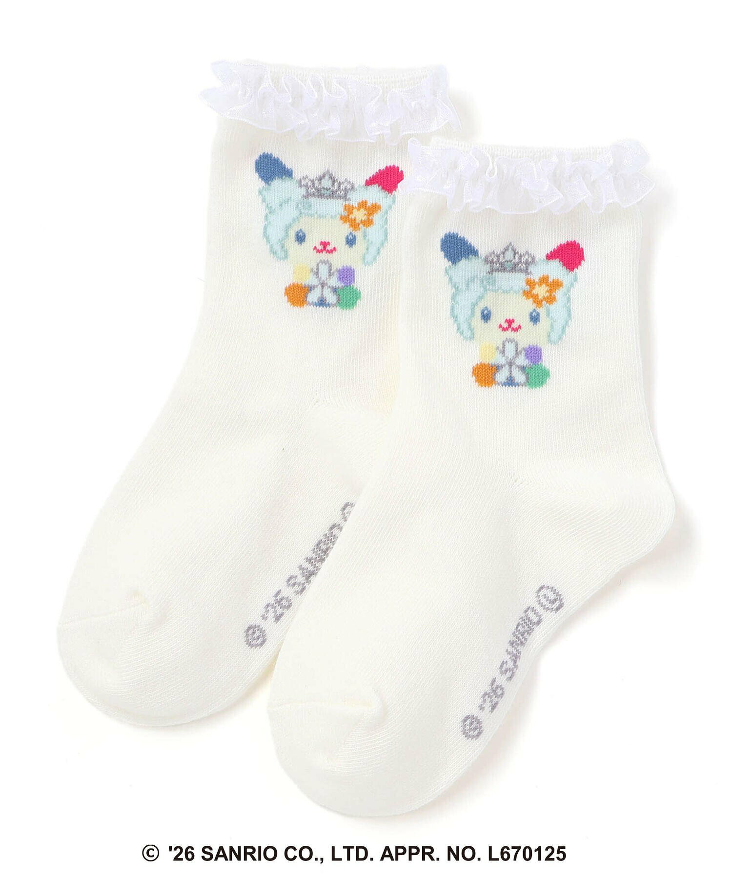 🆕【⭐訂購⭐】🌀 🇯🇵 日本直送 #Sanrio 皇冠荷葉邊短襪［4款選］🌀 [ELJA-0207][261123]
