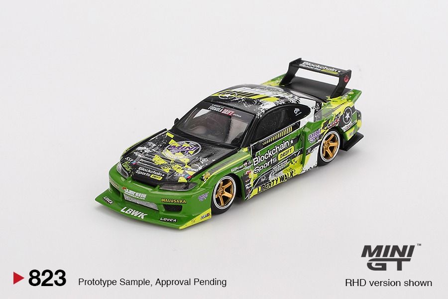 Mini GT 1/64 Nissan LB-Super Silhouette S15 SILVIA #555 V2  2024 Formula Drift Japan  - MGT00823-R