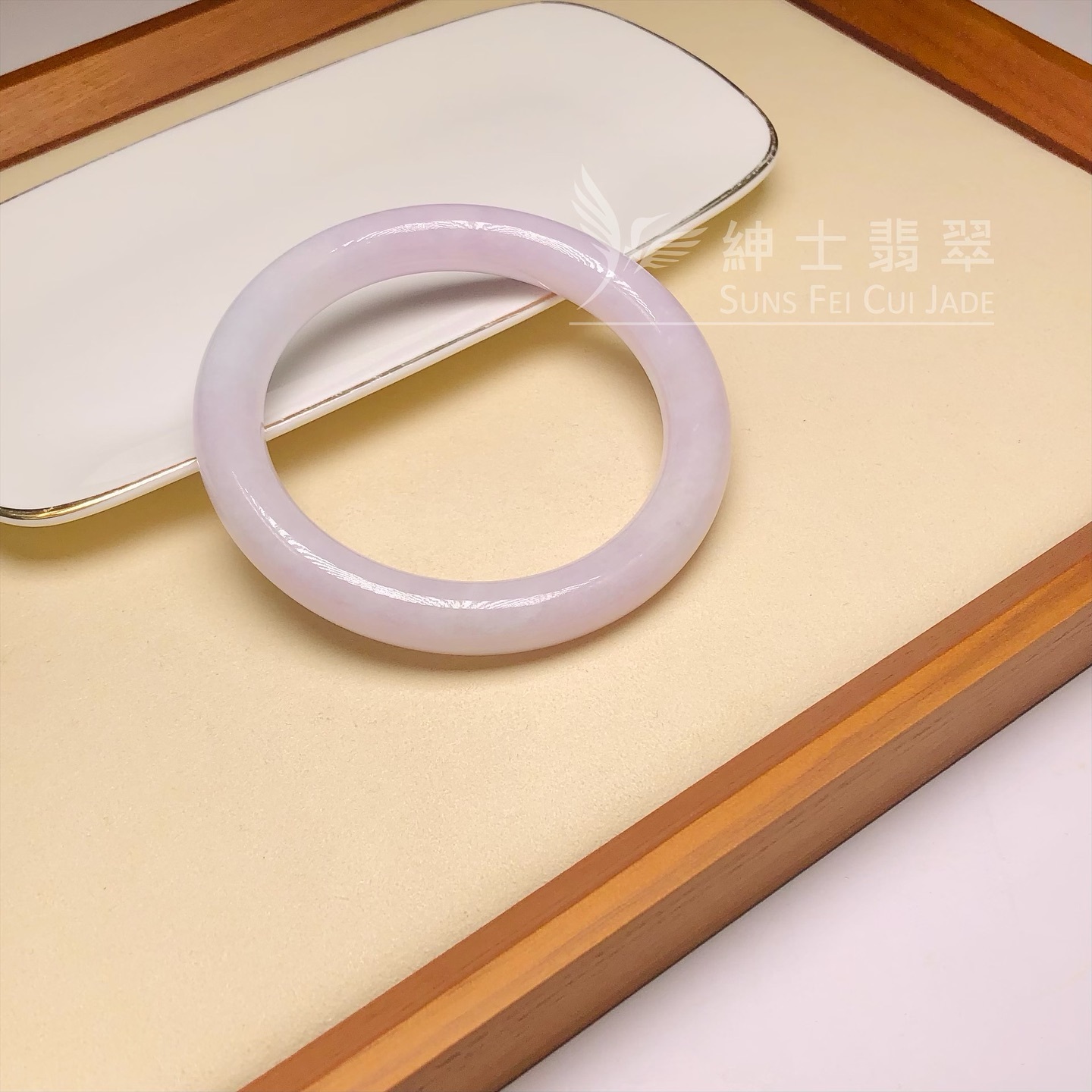 木那粉紫春彩圓鐲61.7mm