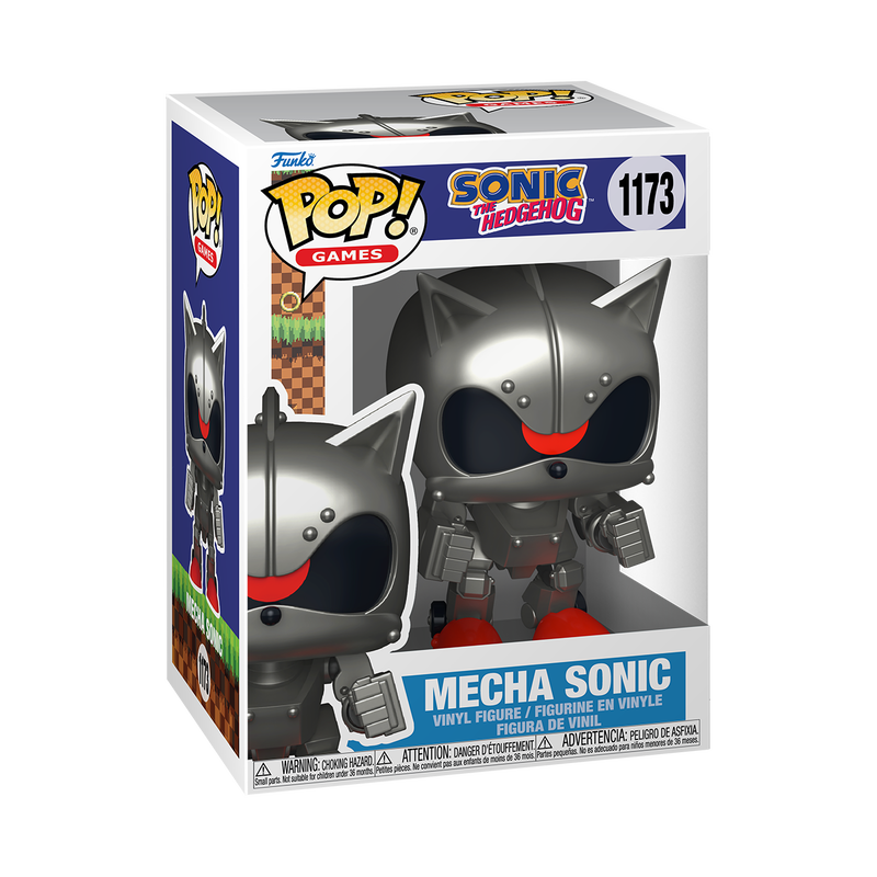 📦訂購 美國代購 Funko POP! SONIC THE HEDGEHOG Mecha Sonic Figure 超音鼠 模型