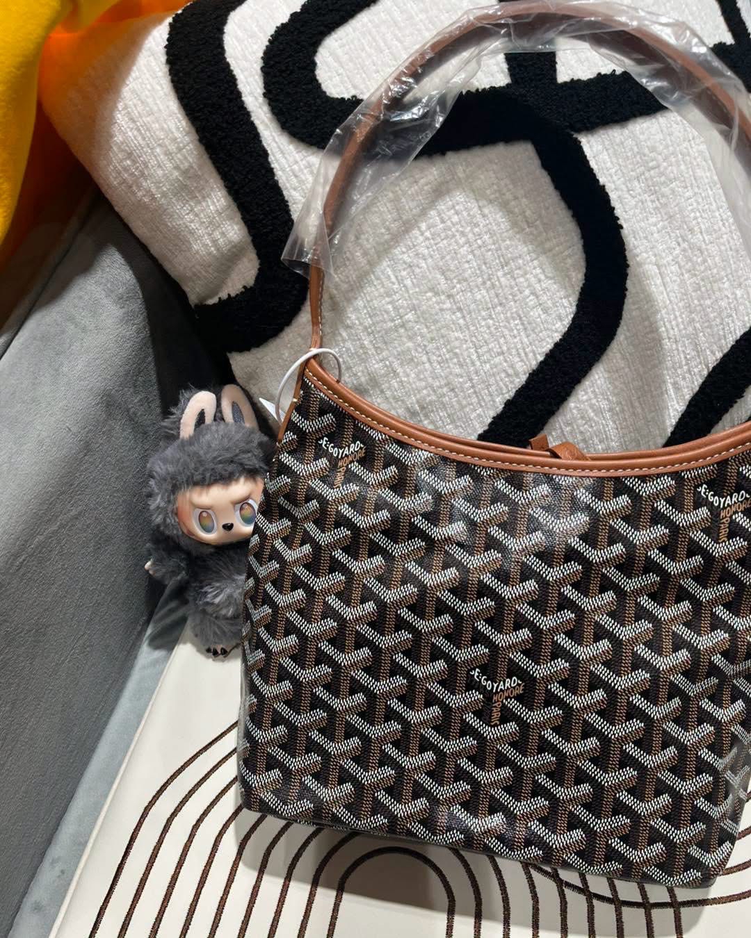 全新 Goyard boheme mini hobo bag tan 100%Authentic,100%new全新  ✅收據✅dust bag✅booklet