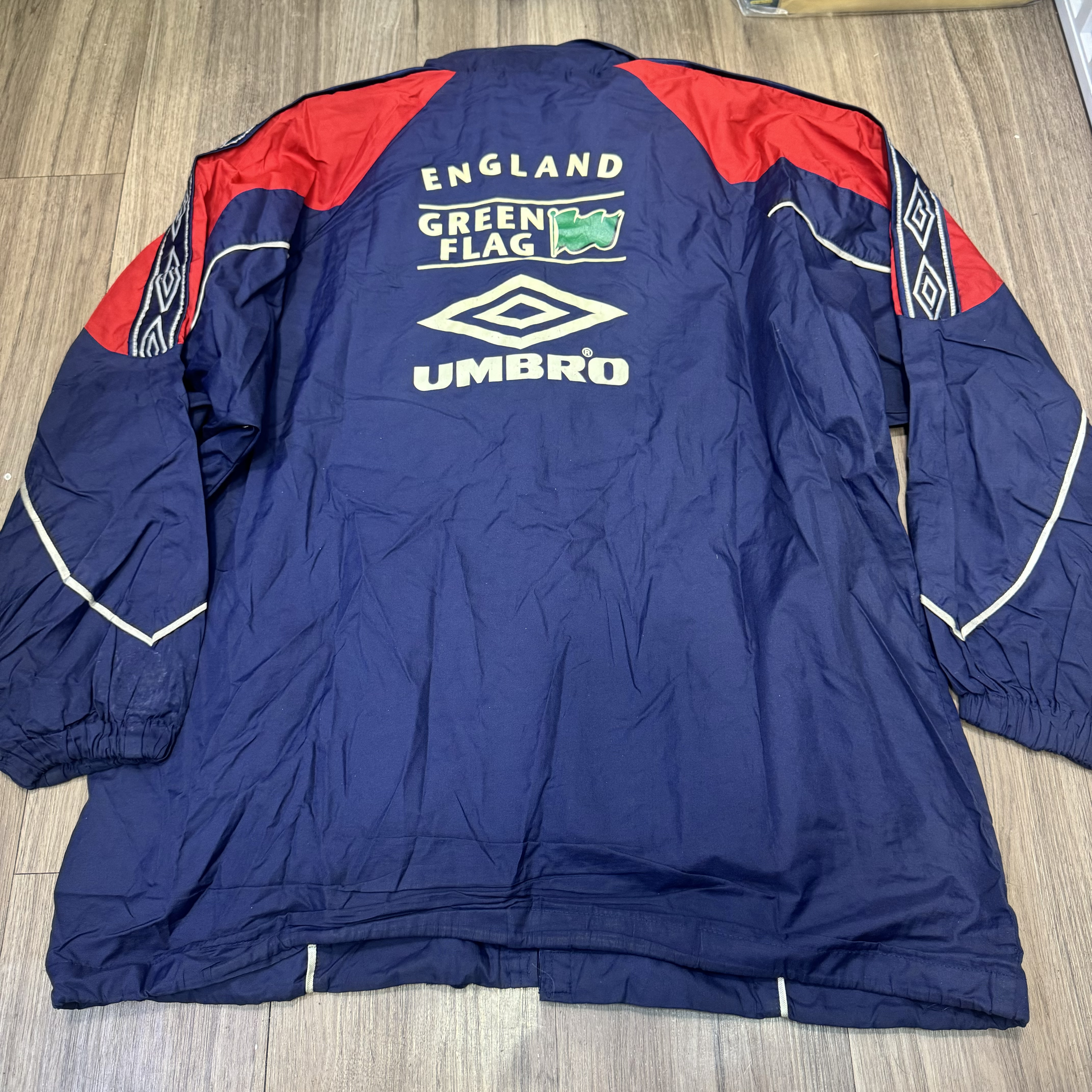 England 98/00 vintage rain jacket