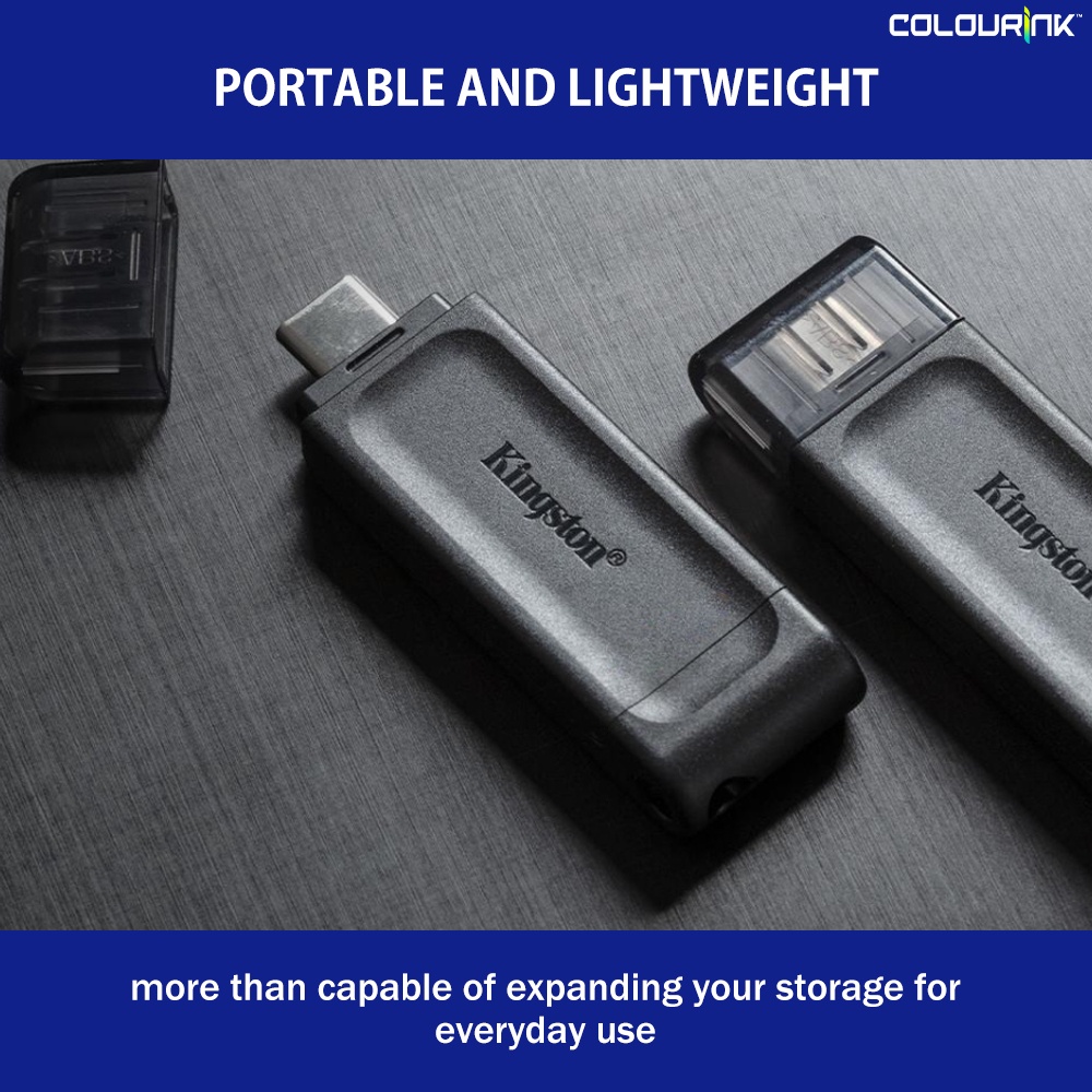 Kingston DT70 DataTraveler 70 OTG USB Type C Flash Drive Pendrive for PC Mobile Mac