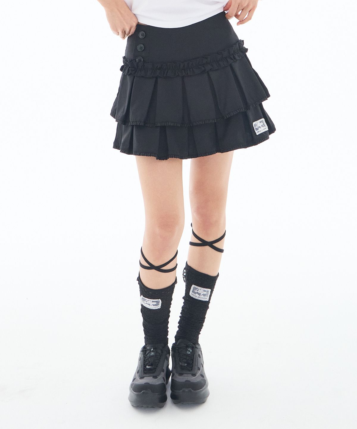 🇰🇷訂購｜ILLIGO 26SS｜高恩's Pick｜Dolly pleated mini skirt 2色 