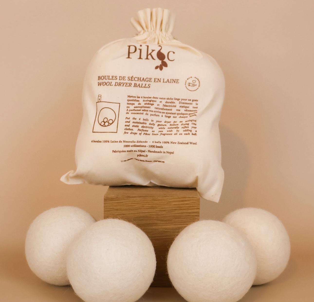 Pikoc wool dryer balls