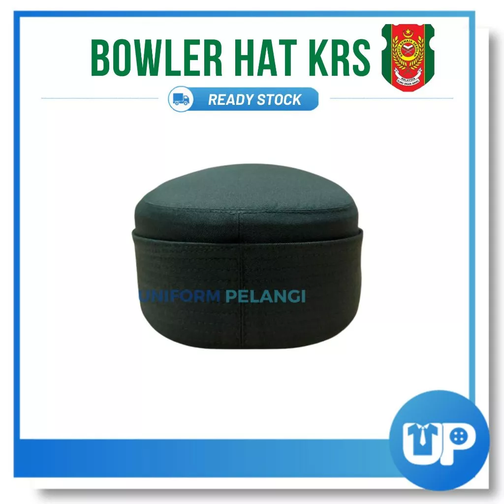 Bowler Hat KRS Pegawai / Topi Guru KRS Wanita KRS Original Kadet Remaja Sekolah Cikgu Officer Female
