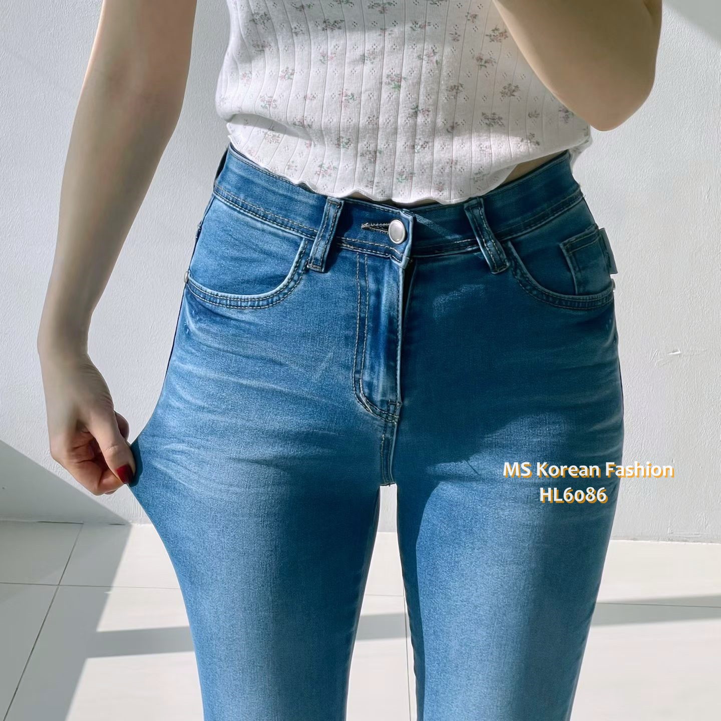 HL6086 韓國🌼Howluk春版牛奶面料喇叭牛