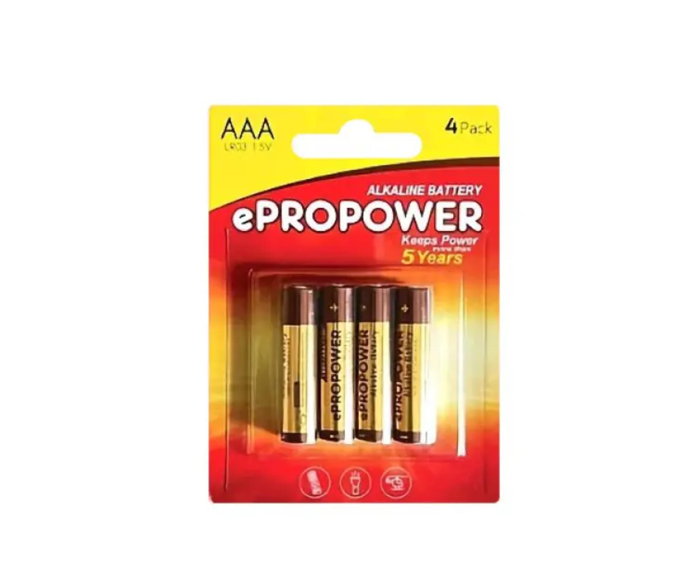 Alkaline Battery AAA/ePROPOWER/Bateri Alkali/LR03 1.5V