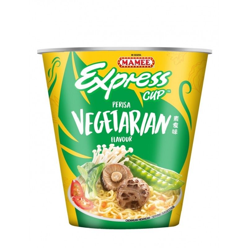 MAMEE-素食味杯麵(純素) 64g/ MAMEE Express Cup Mi Segera Perisa Vegetarian Flavour (Vegan) 64g