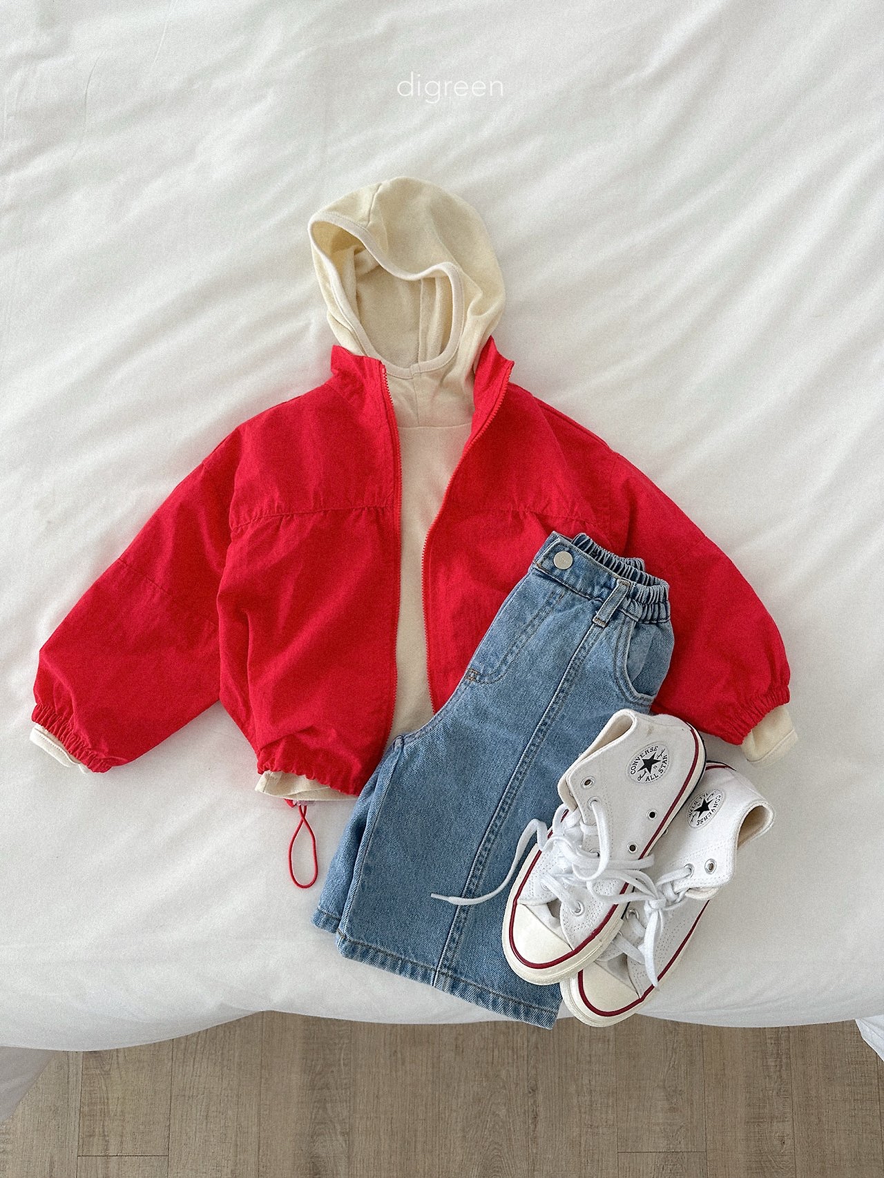 Digreen | rib windbreaker 