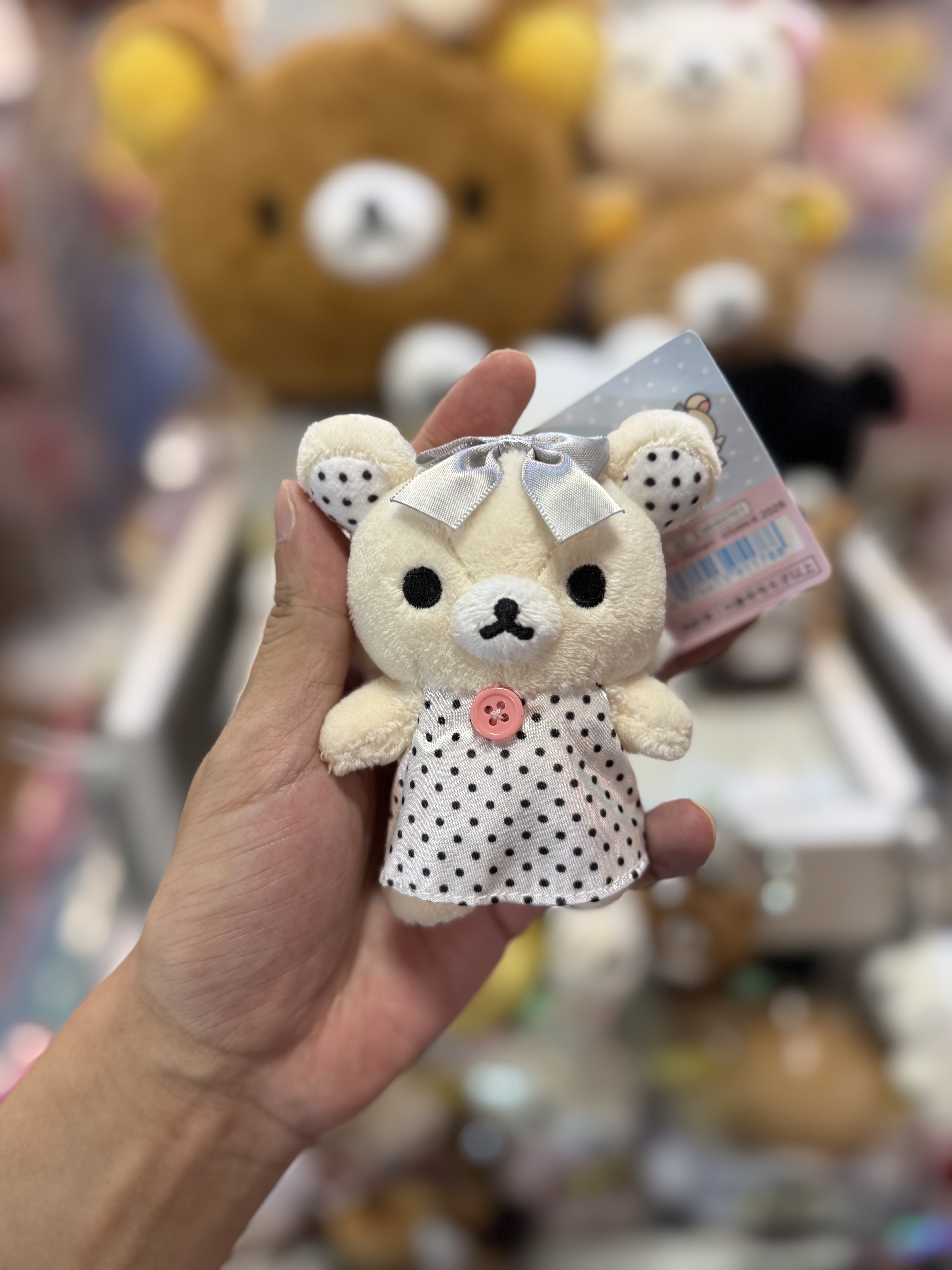 《現貨》全新日本黑白波點天使系列pop up店限定掛飾