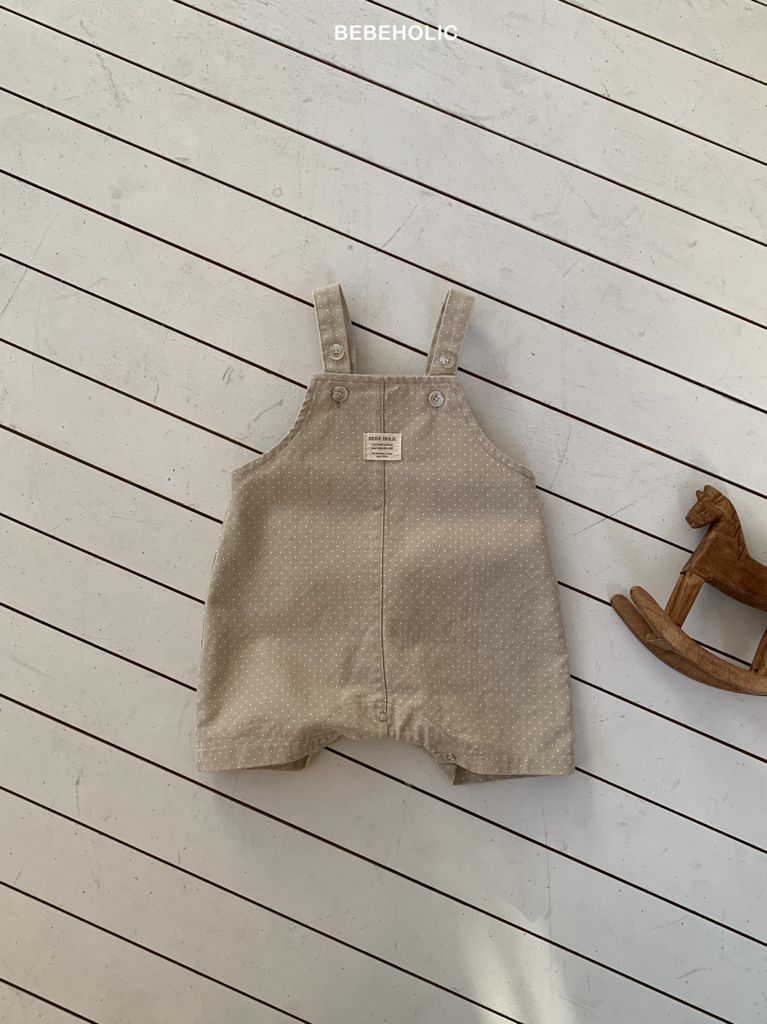 🌸預訂 韓國直送🌸🇰🇷BEBEHOLIC兩色兔耳造型波點吊帶連身褲