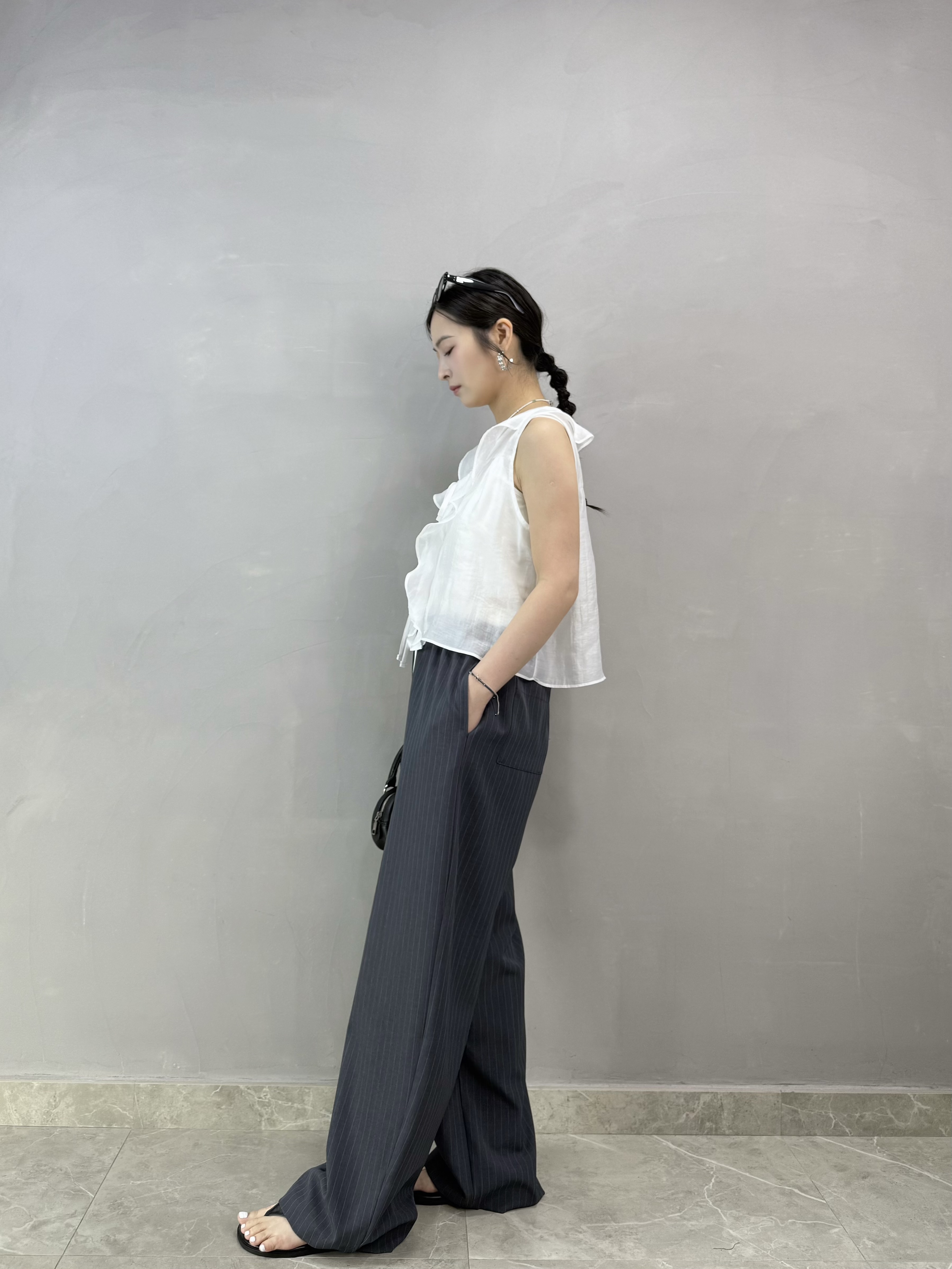 V71 Ruffle 滑料背心