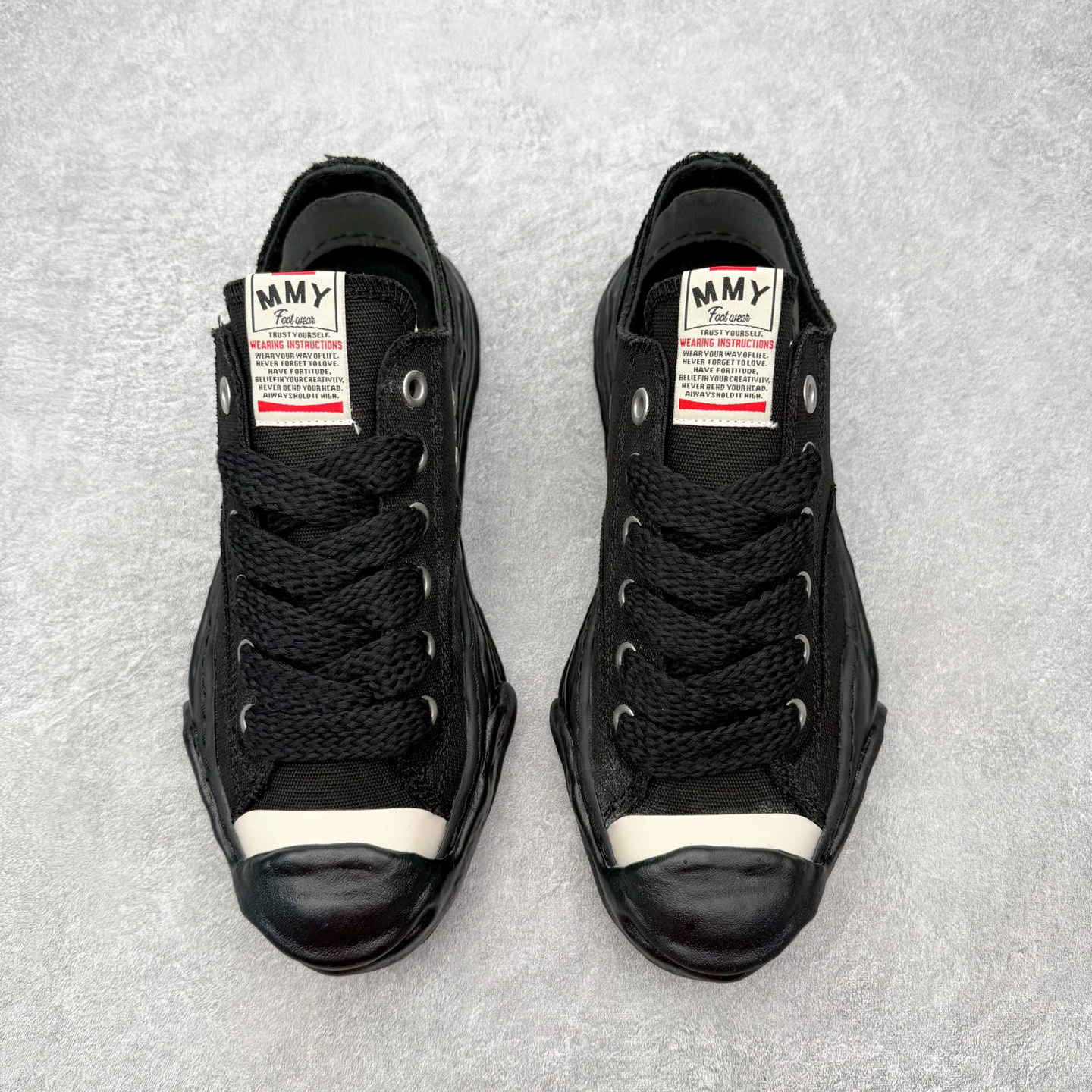 Maison Mihara Yasuhiro MMY "Hank" OG Sole Canvas Low-top Sneaker