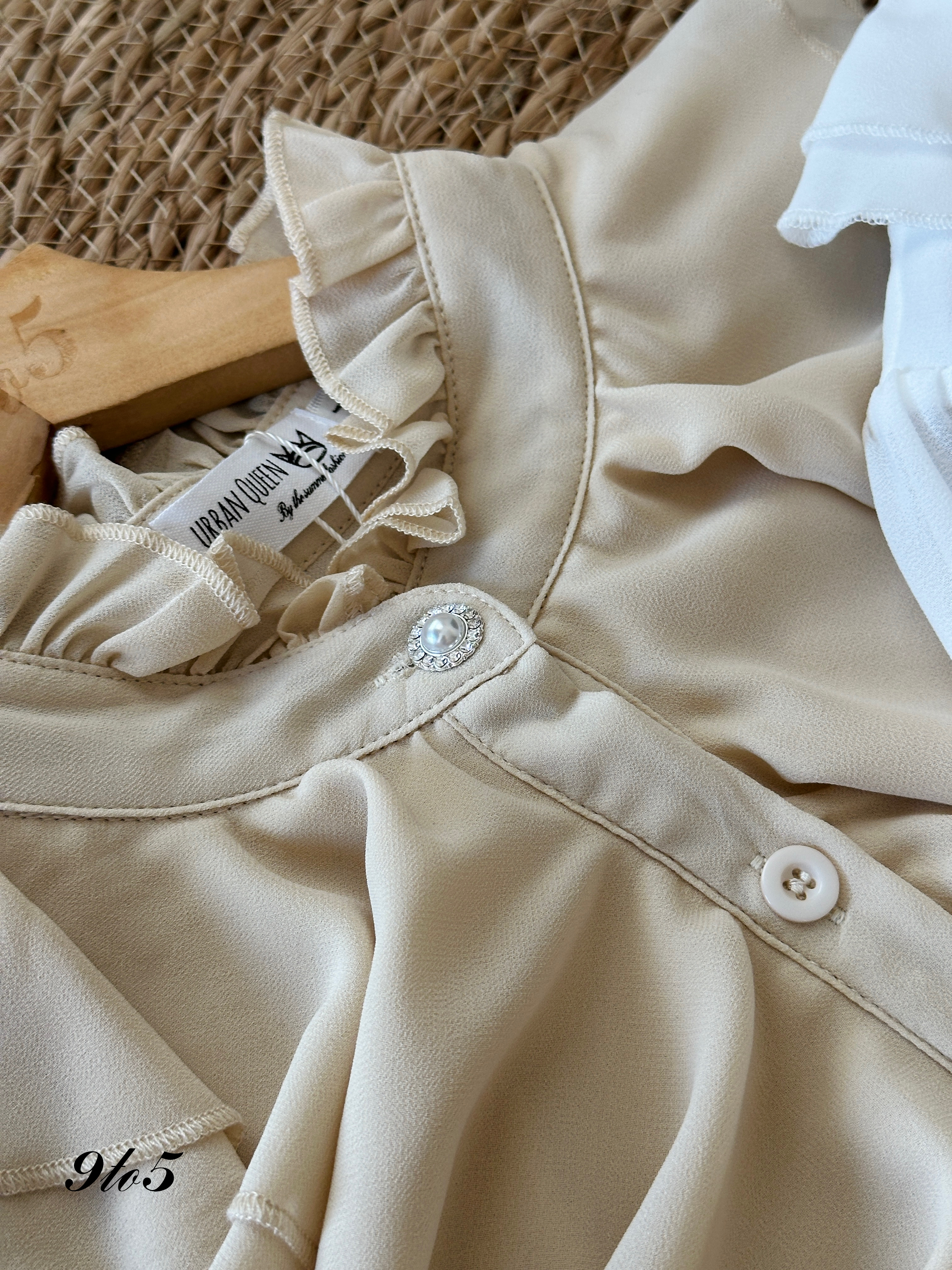 T3953 Ruffle Lace Top - 3 Colors