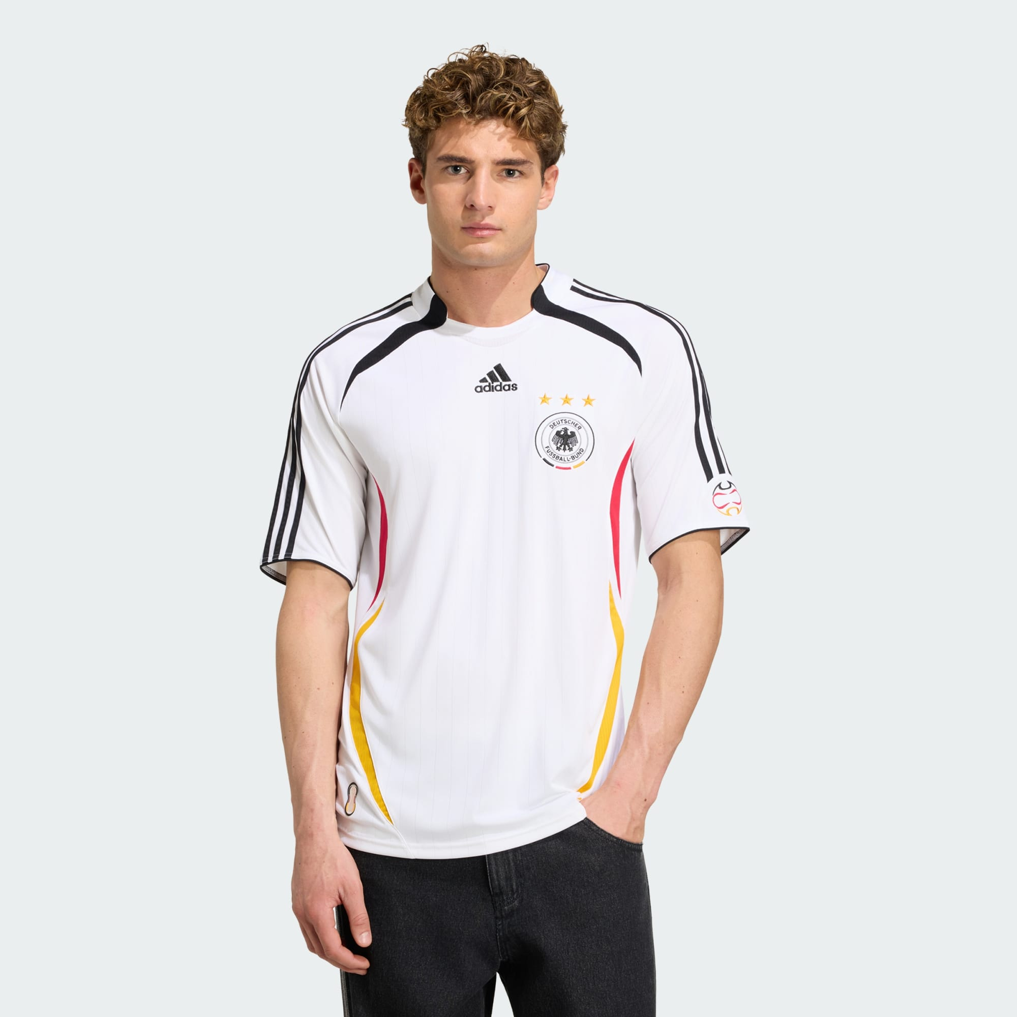 經典回歸⚪⚫🟥🟨Adidas Germany 德國 2006 主場球衣 Reissue (可加印字) KD3998