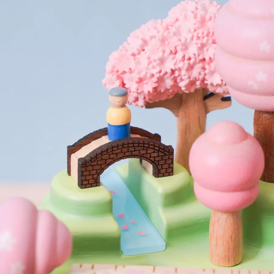 📦訂購 台灣代購 Wooderful life【阿里山櫻花祭】木製城市音樂盒