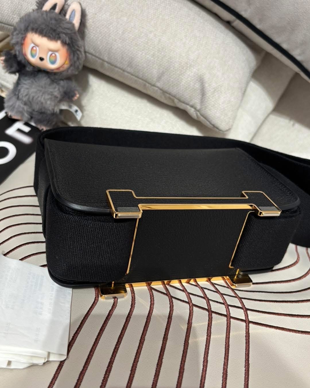 全新 Hermes Geta 黑色山羊皮金扣 Stamp B 100%Authentic, Brand New ✅收據✅Dust bag✅Box