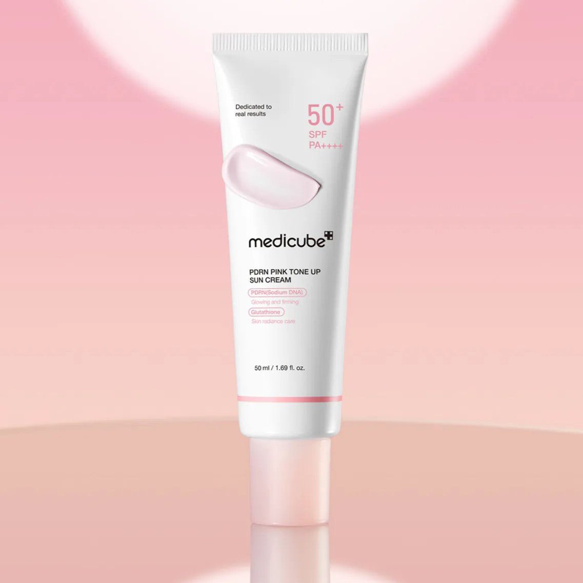 🇰🇷 韓國 MEDICUBE PDRN粉紅亮澤防曬霜SPF50+PA++++ 50ML ✅ 現貨 ✅ ‼️ 售完即止‼️