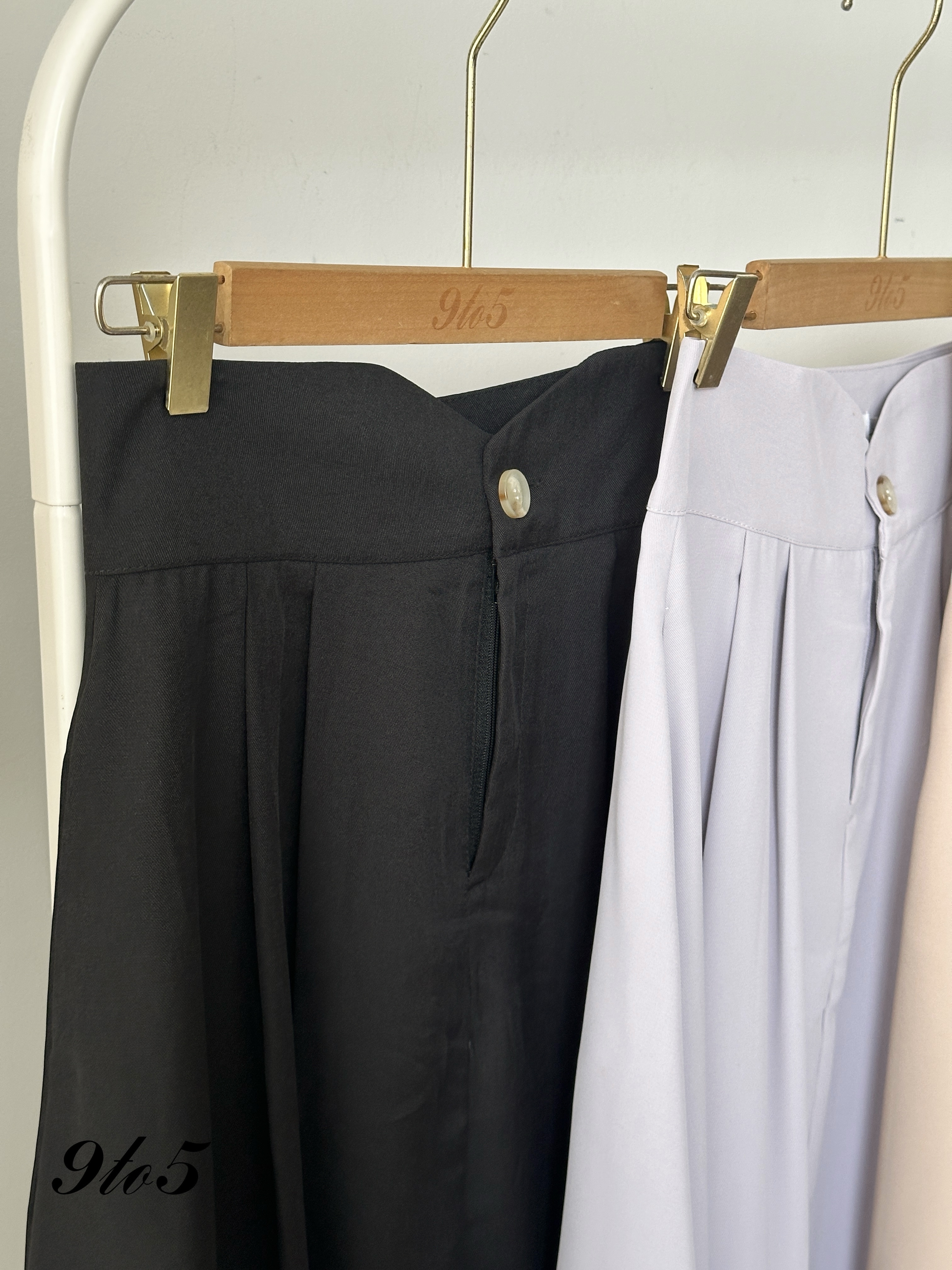 S1833 High Waist A Line Skirt - 3 Colors 