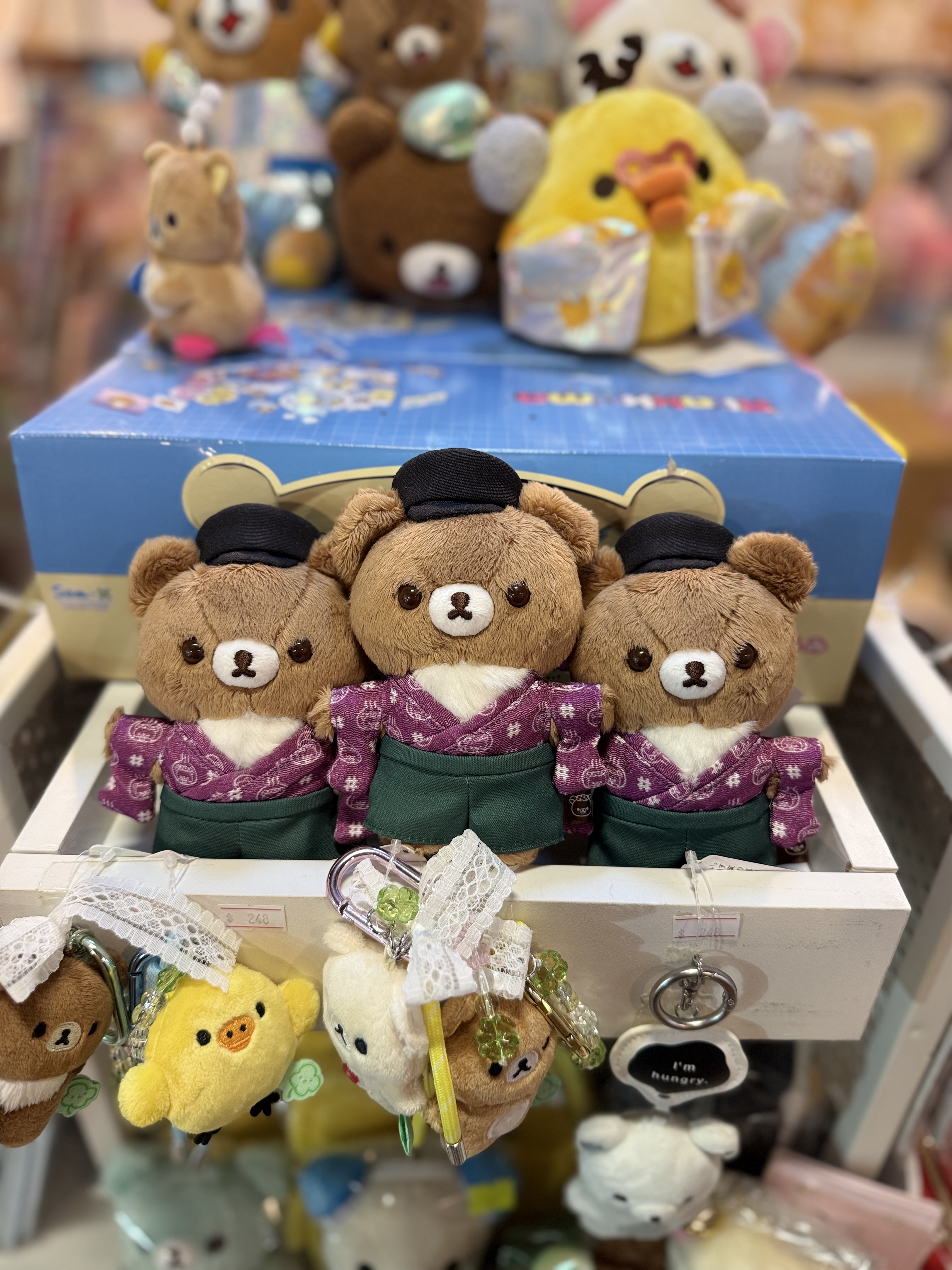 《現貨》全新日本道後溫泉店限定小熊掛飾