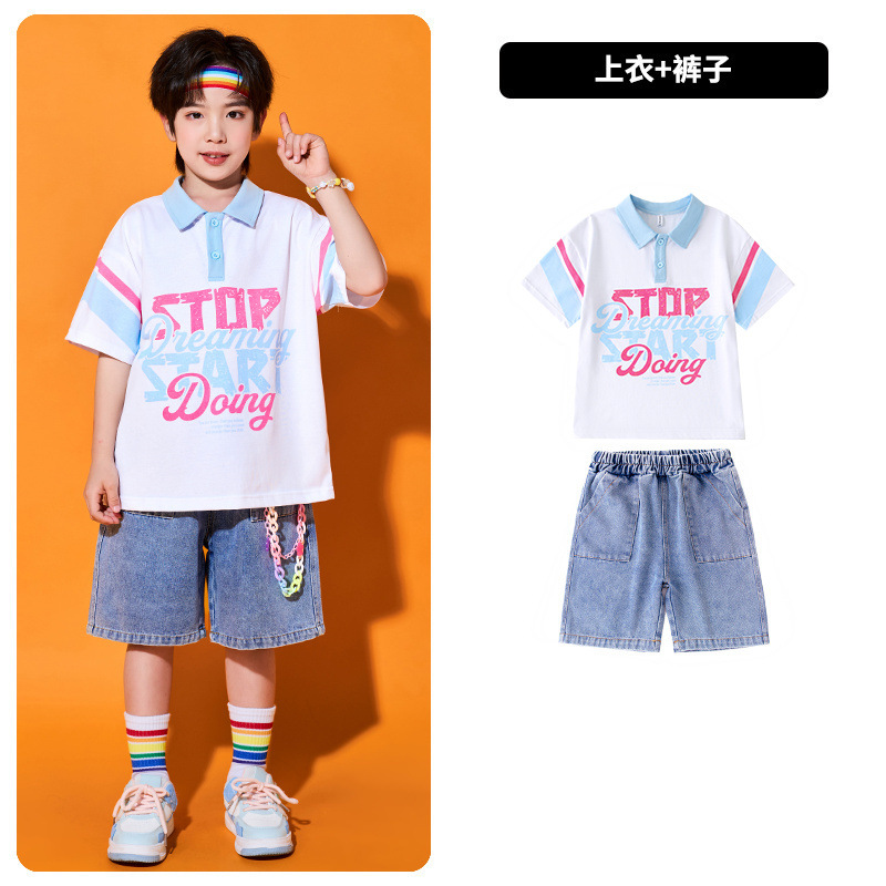 兒童團體演出服裝 小學幼稚園畢業禮演出服 團體舞台表現衣服 Lets Cosplay