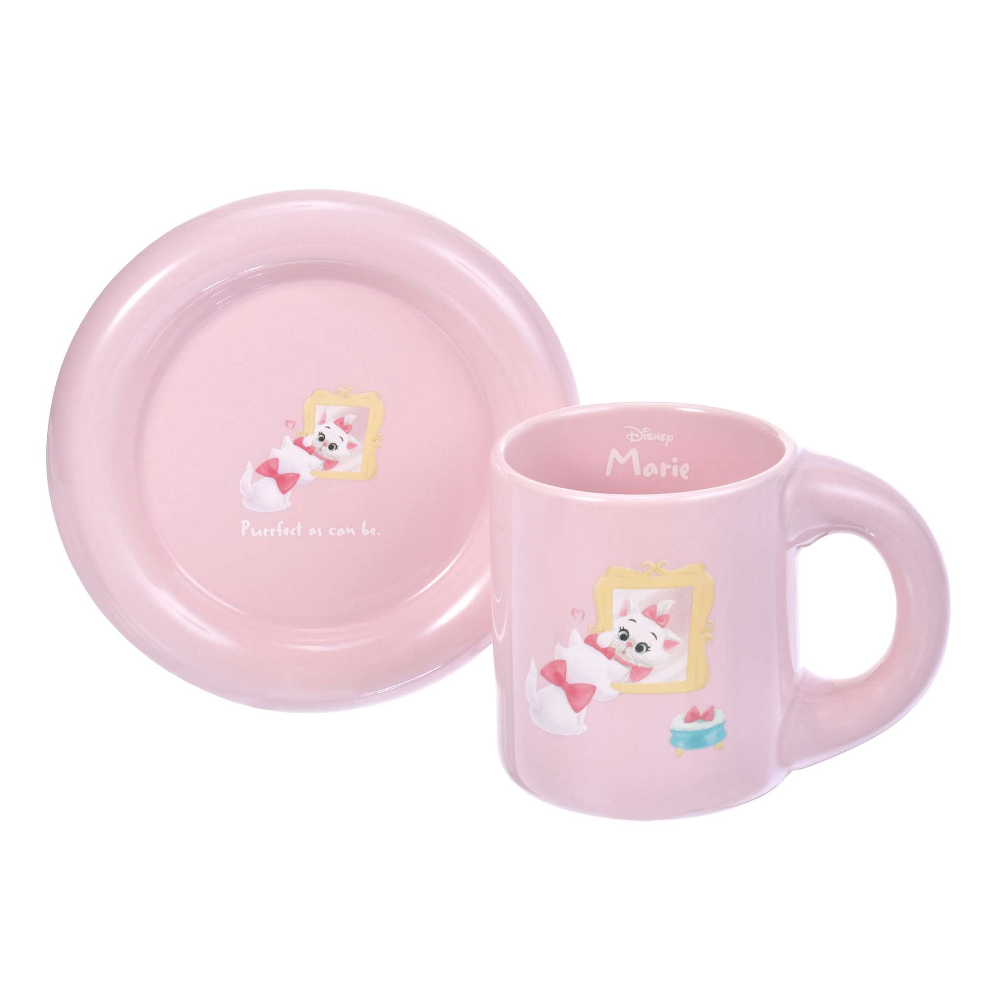 日本預訂📍 日本DISNEY FLUFFY ANIMAL系列 - 陶瓷水杯連碟 6/10日本開售