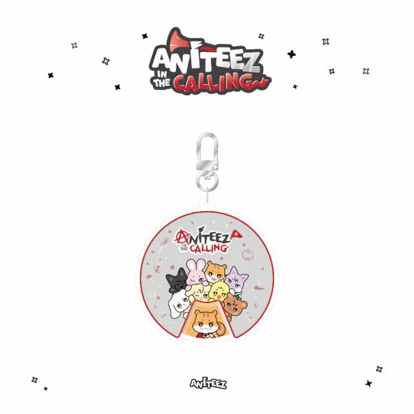 ATEEZ - [ANITEEZ IN THE CALLING] ACRYLIC ROULETTE KEYRING