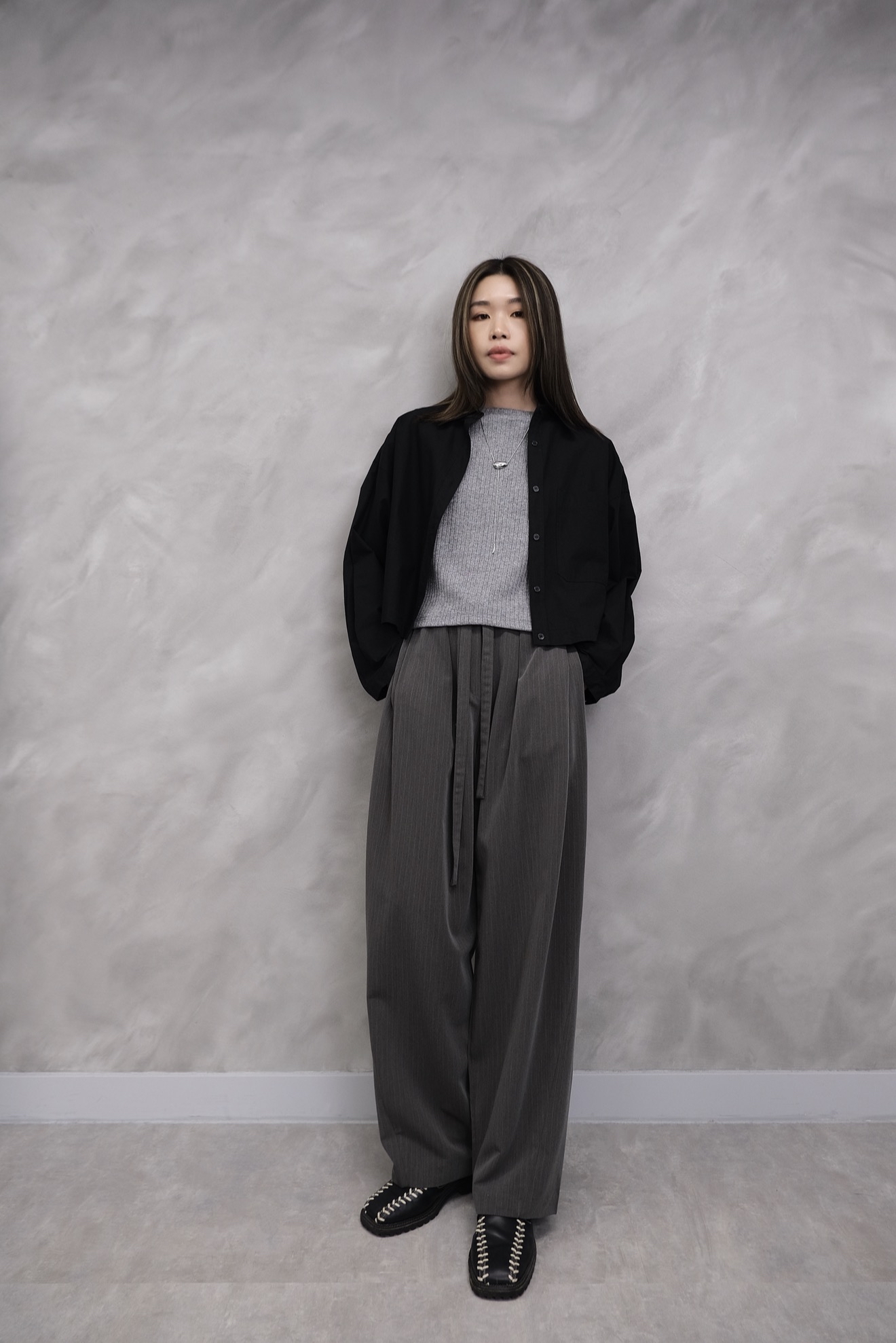 Basic cropped shirt #sh23