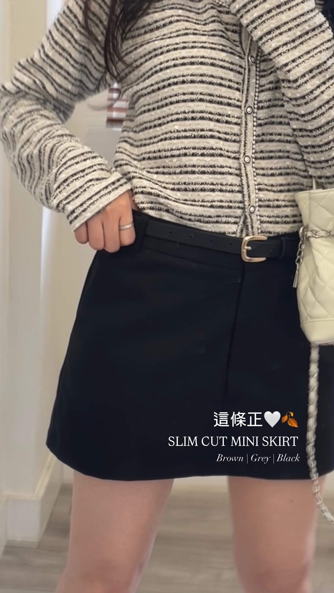 🍂SLIM CUT MINI SKIRT