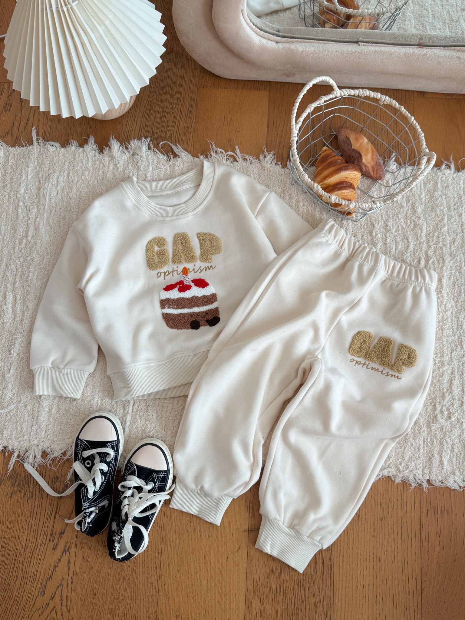 預訂款～ 廠單 JC x Gap 長袖毛巾繡套裝