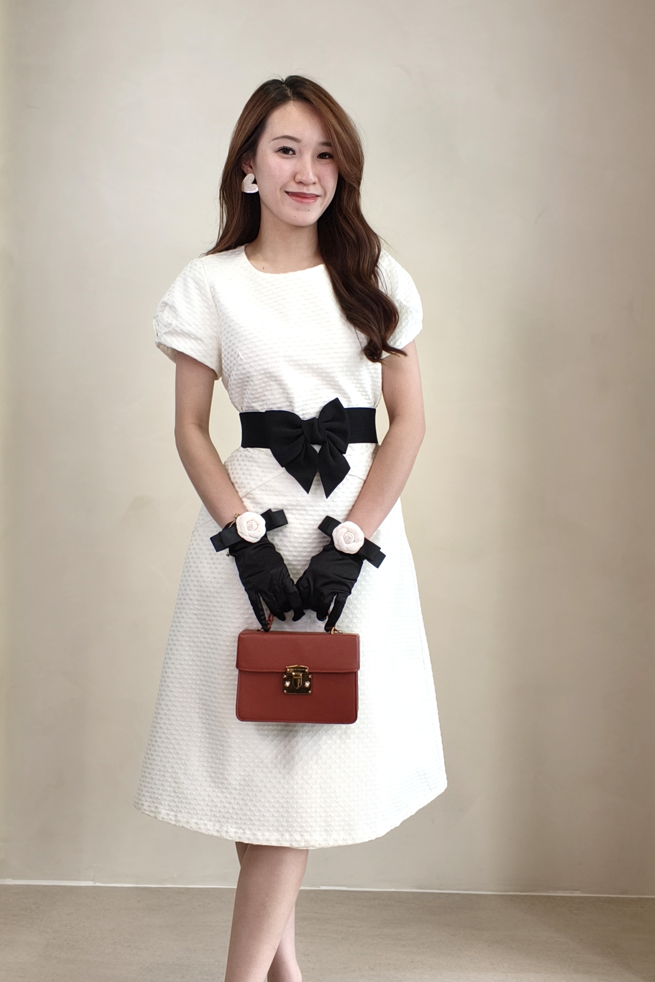 210529 Celeste Textured A-Line Dress
