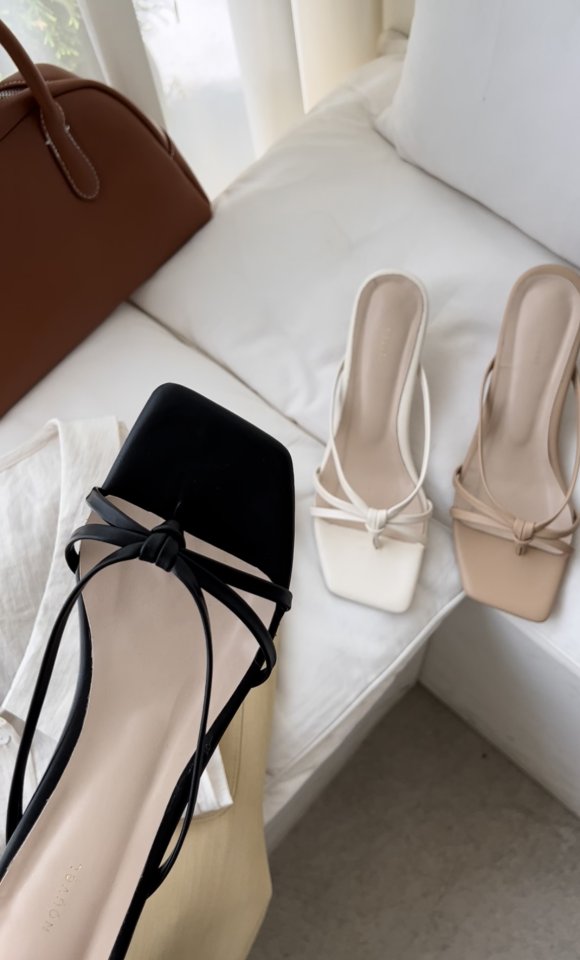 Straps Kitten Heels (4 colors)
