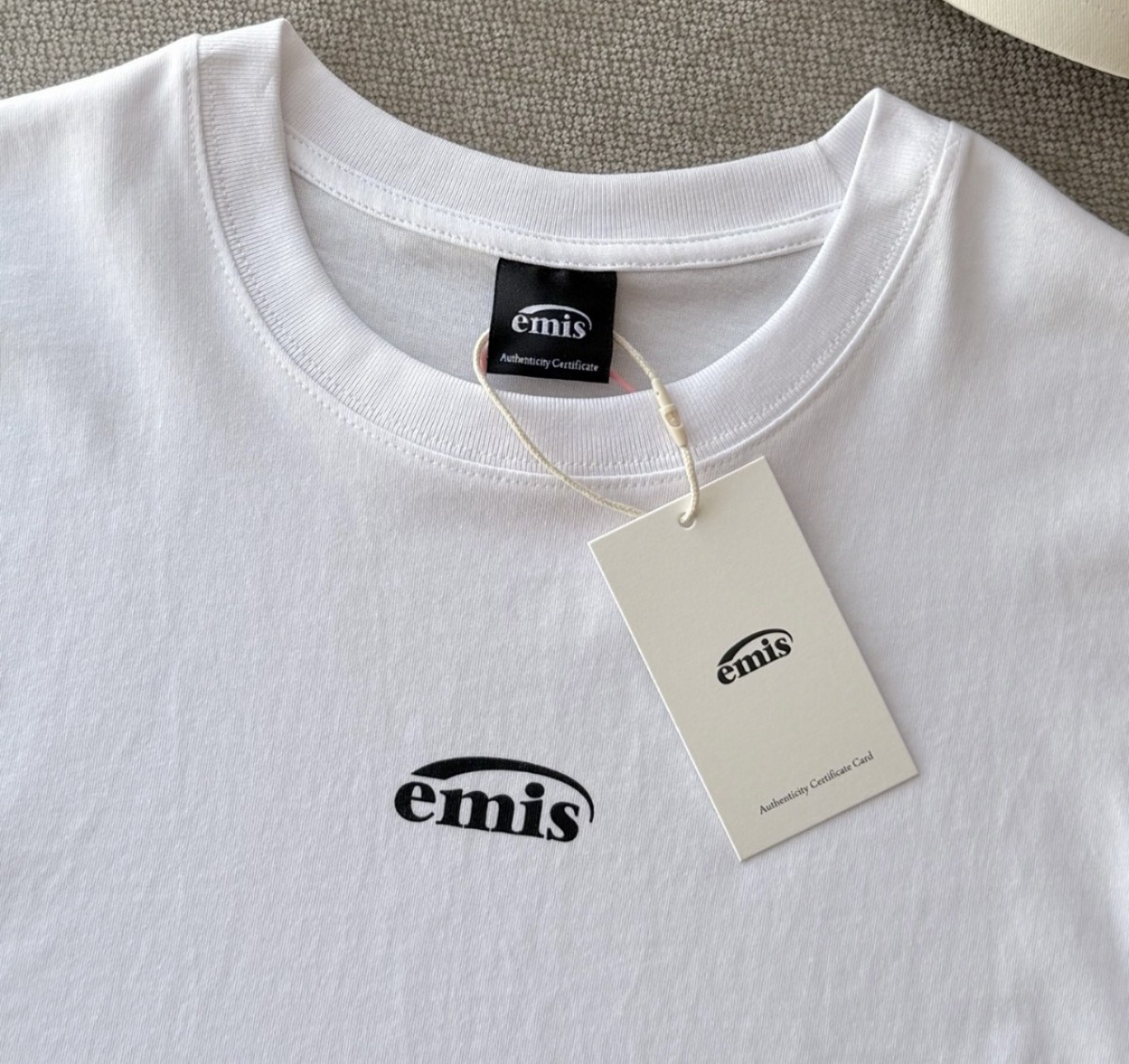 韓國🇰🇷 emis 簡約字母印花短袖Tee 