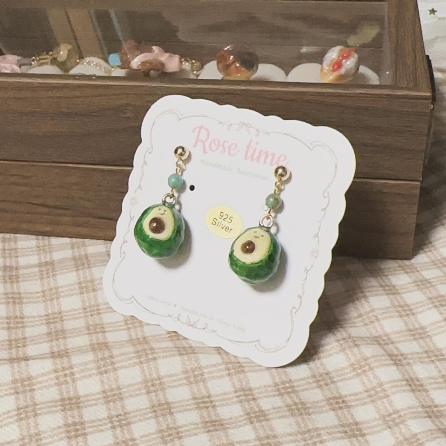 Rose time 3月16-18日 精選半價🩷 手繪立體牛油果仔耳環 🥑 🩷七周年精選半價