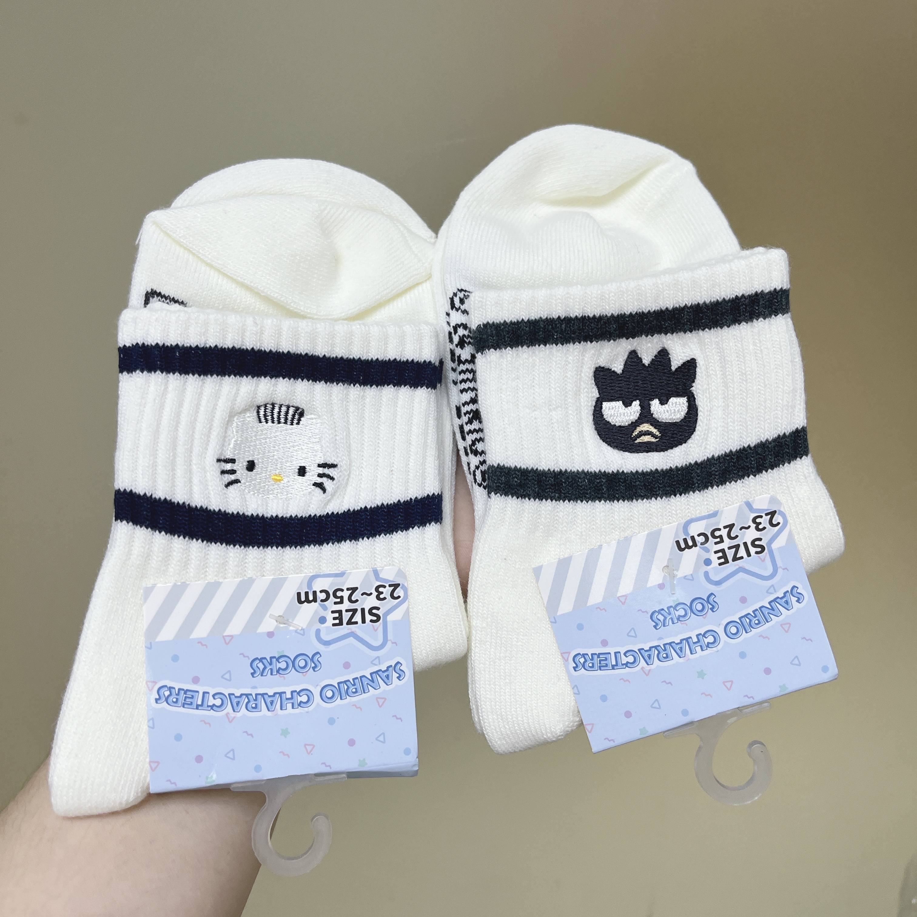 日本現貨📍XO/Dear Daniel間條款刺繡短襪