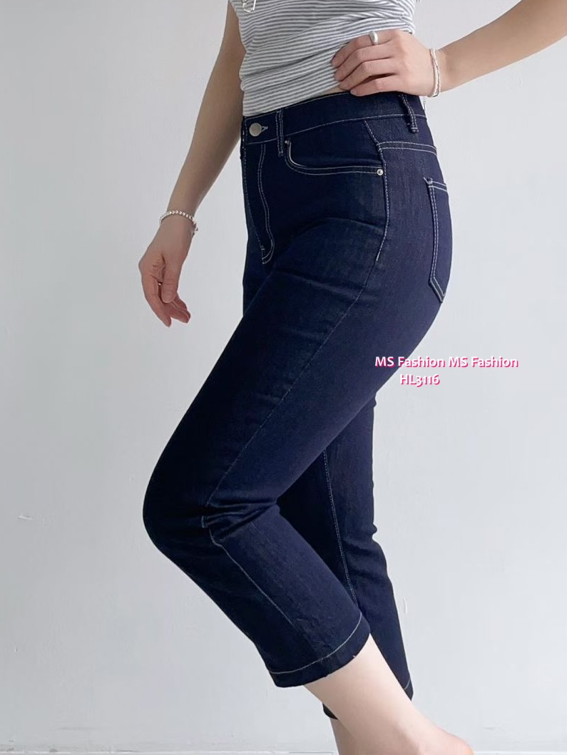 HL3116 韓國👖Howluk8分闊筒牛