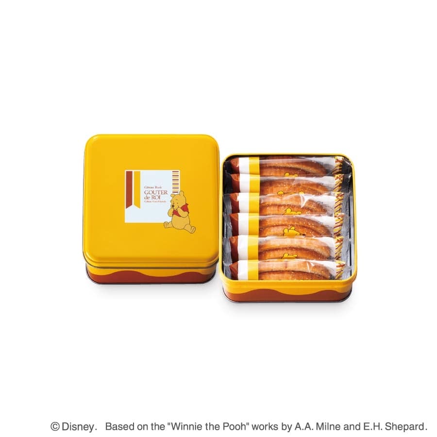 🎀【預訂】Disney x Gouter de Roi 鐵盒脆多士 - Pooh 12枚