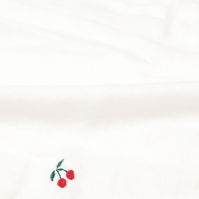 🇯🇵預訂 日本直送🇯🇵櫻桃刺繡棉紗包被襁褓