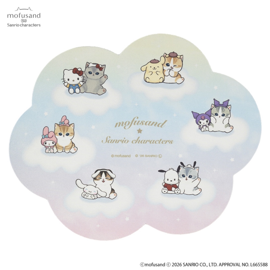 Mofusand 鯊魚貓 mousepad｜預訂