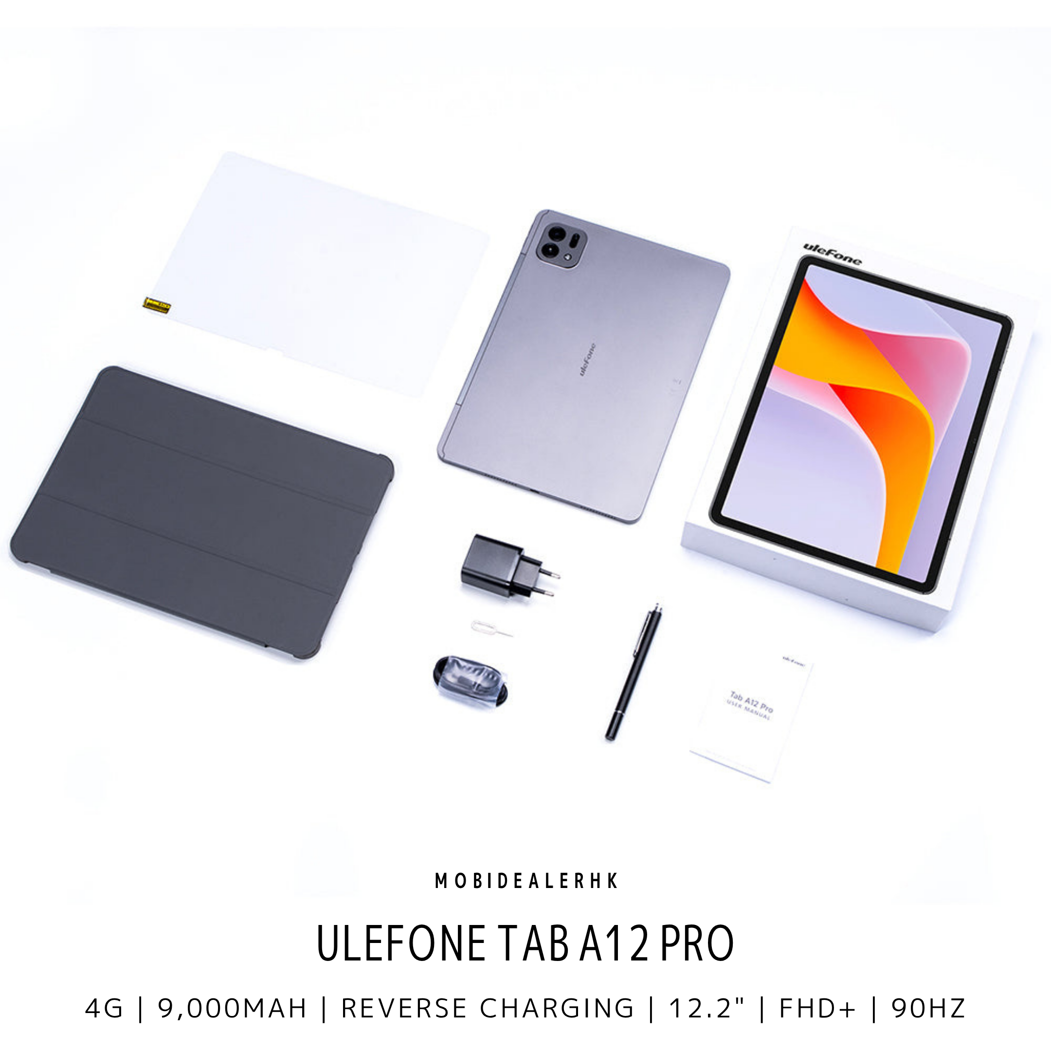Ulefone Tab A12 Pro | 歐樂風 Tab A12 Pro | 4G | 平板電腦 | 12.2" 2.4K 大屏 | 9000mAh 大電量