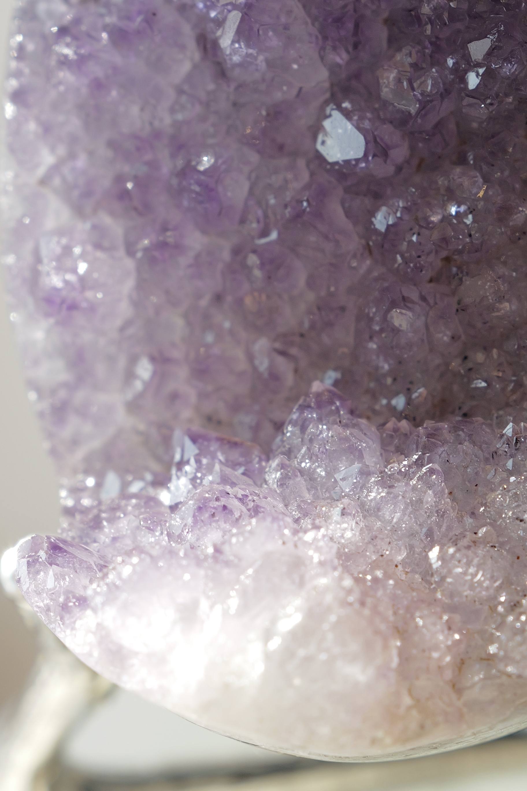 ༒10.6cm 薰衣草紫紫水晶蛋༒ Amethyst AM8015C2JG5Am-RA27*2FE