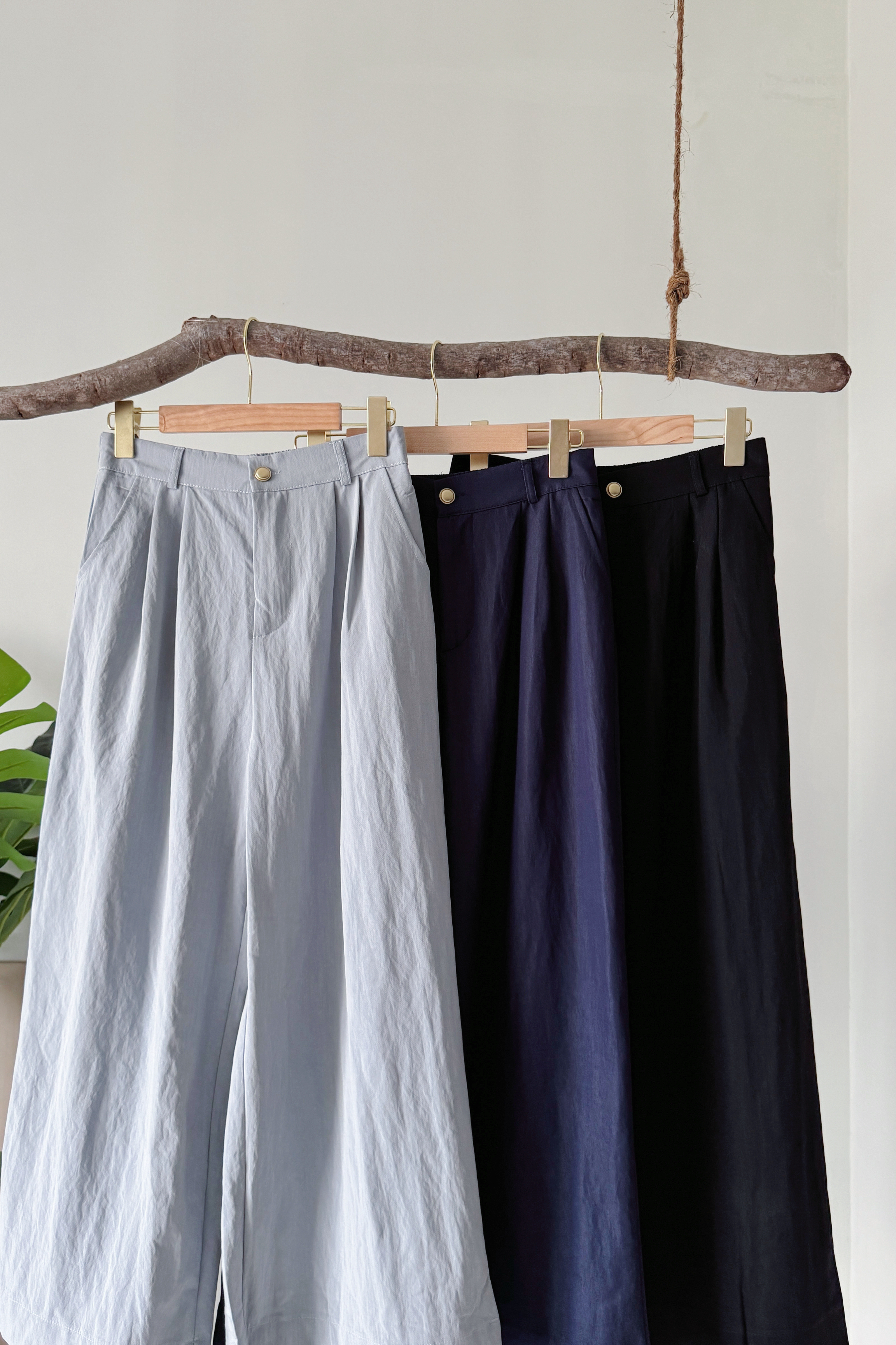 高级感简约垂感西裤