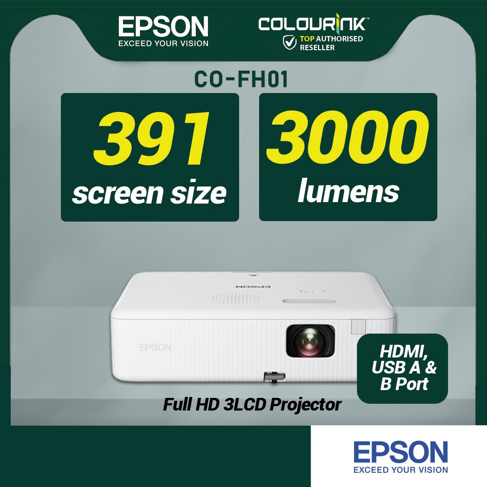 EPSON CO-FH01 SMART PROJECTOR l LARGE SCREEN PROJECTION UP TO 391"